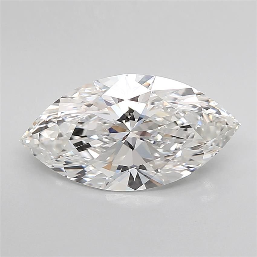 2.50ct F IF Rare Carat Ideal Cut Marquise Lab Grown Diamond