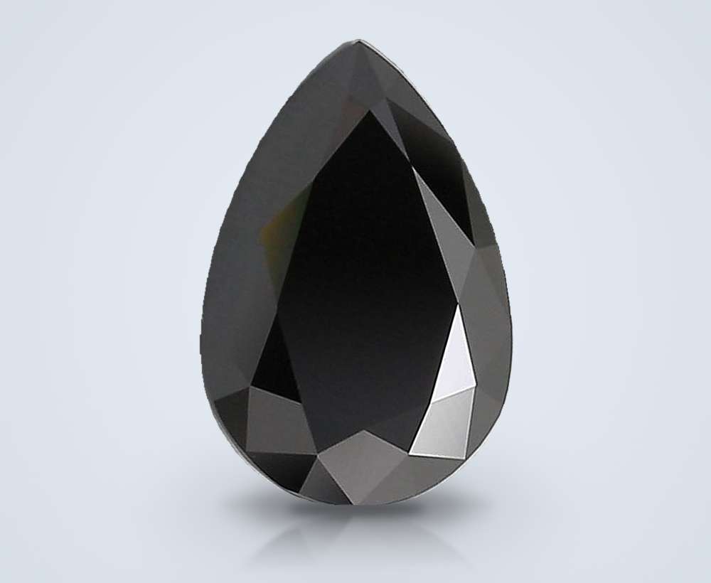 1.46 Ct. Fancy Black Pear Lab Diamond