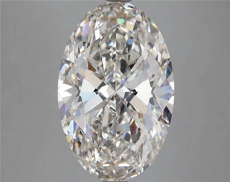 4.54ct H VS2 Rare Carat Ideal Cut Oval Lab Grown Diamond