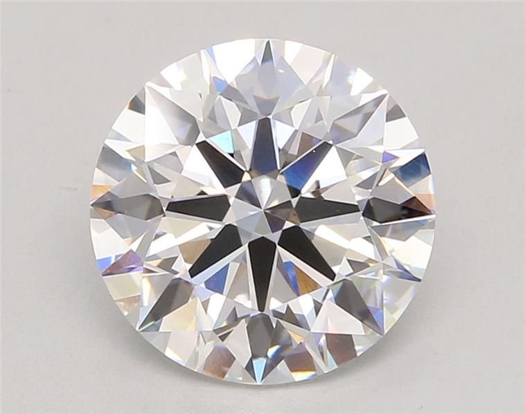 5.04ct D VVS2 Rare Carat Ideal Cut Round Lab Grown Diamond
