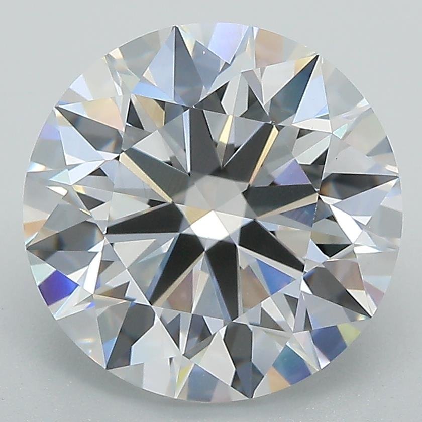 4.06ct D VS1 Rare Carat Ideal Cut Round Lab Grown Diamond