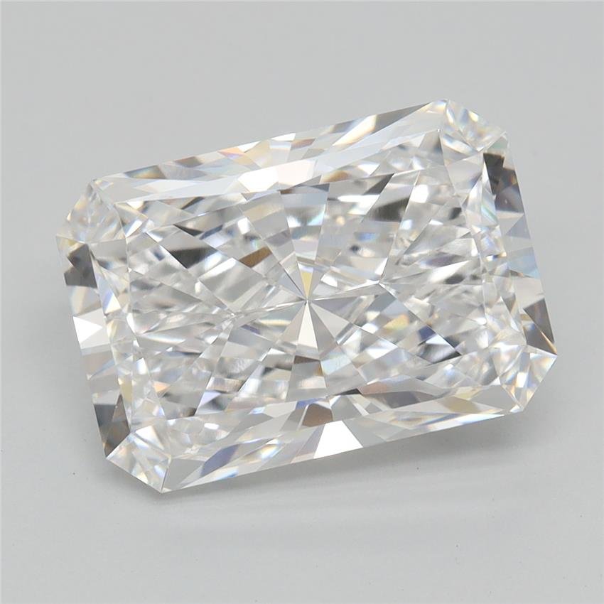 4.01ct D VVS2 Rare Carat Ideal Cut Radiant Lab Grown Diamond