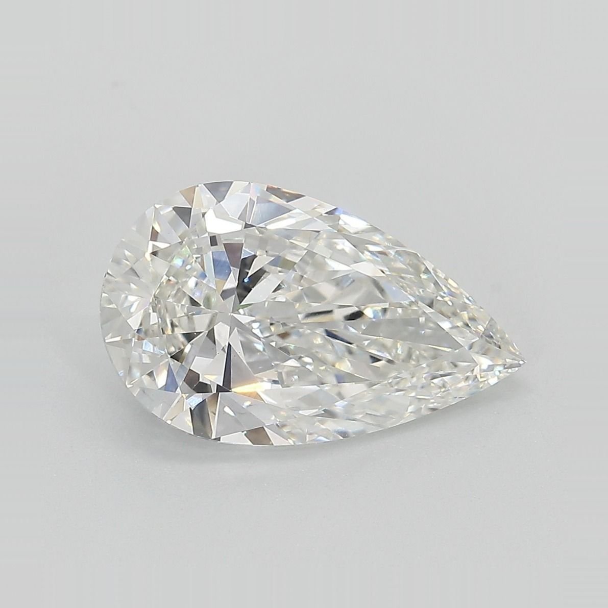 3.43ct G VS1 Rare Carat Ideal Cut Pear Lab Grown Diamond