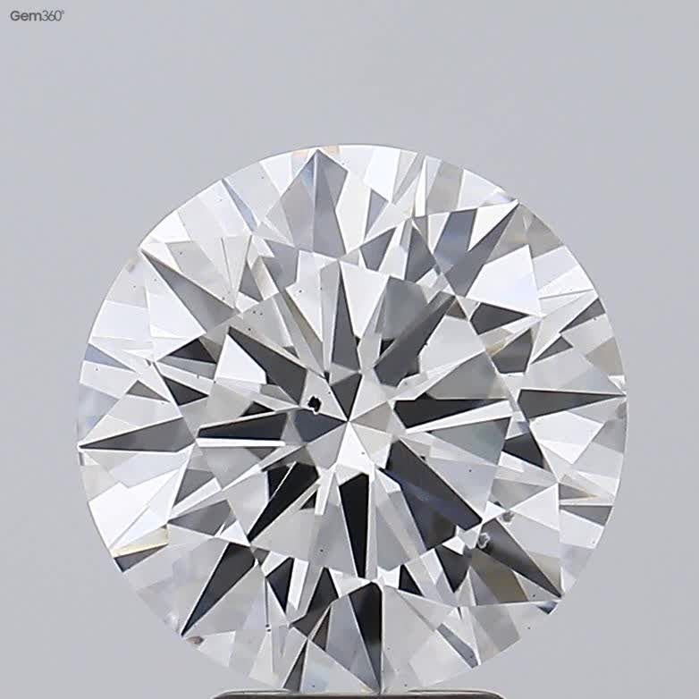 5.00ct H SI1 Very Good Cut Round Lab Grown Diamond