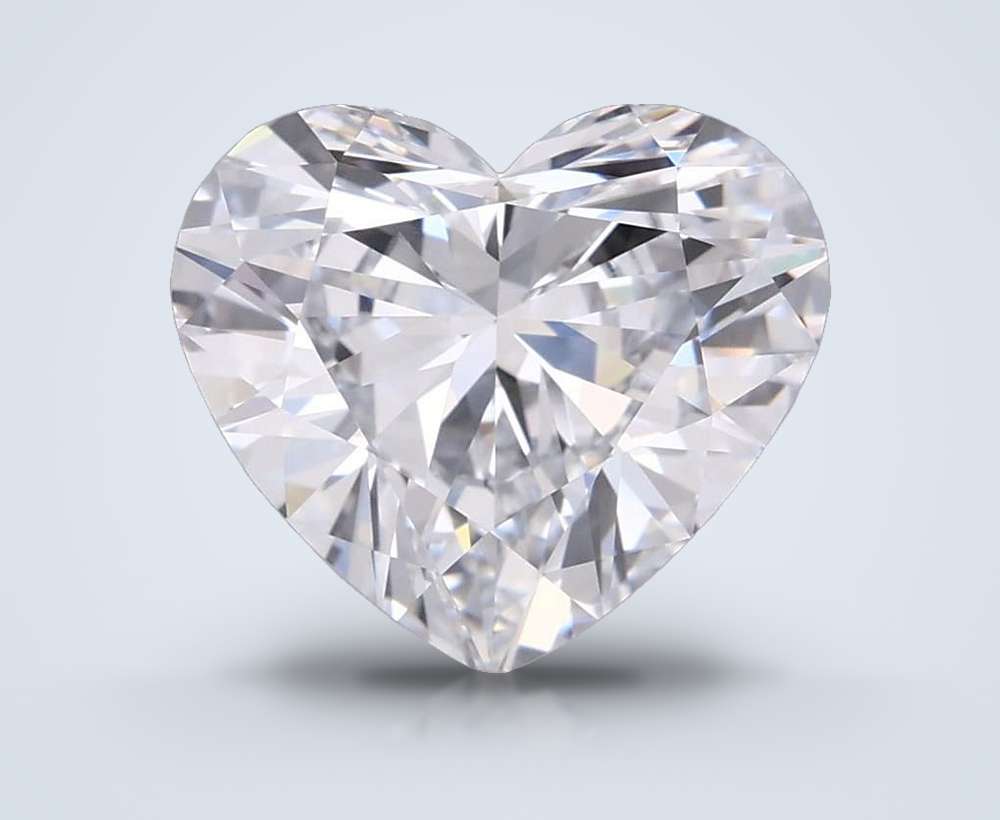 2.50 Carat Heart Lab Diamond