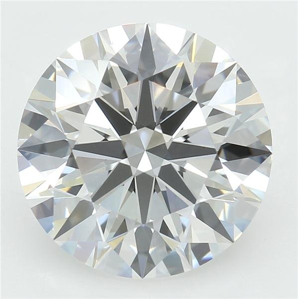 2.58ct F VS1 Rare Carat Ideal Cut Round Lab Grown Diamond