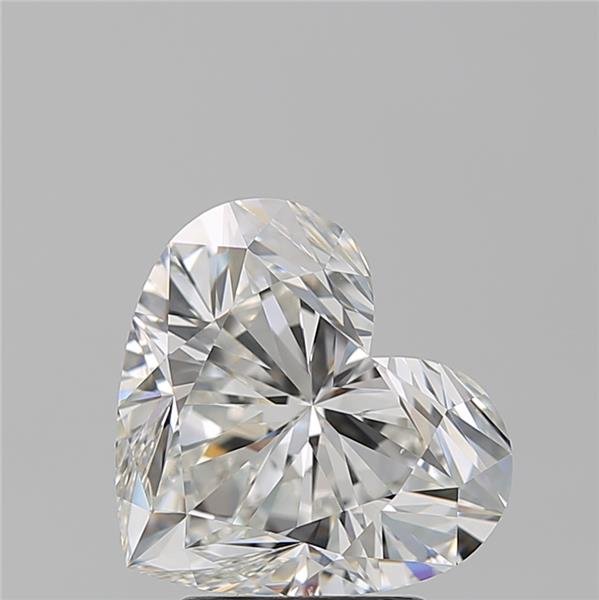 3.52ct H VS2 Rare Carat Ideal Cut Heart Diamond