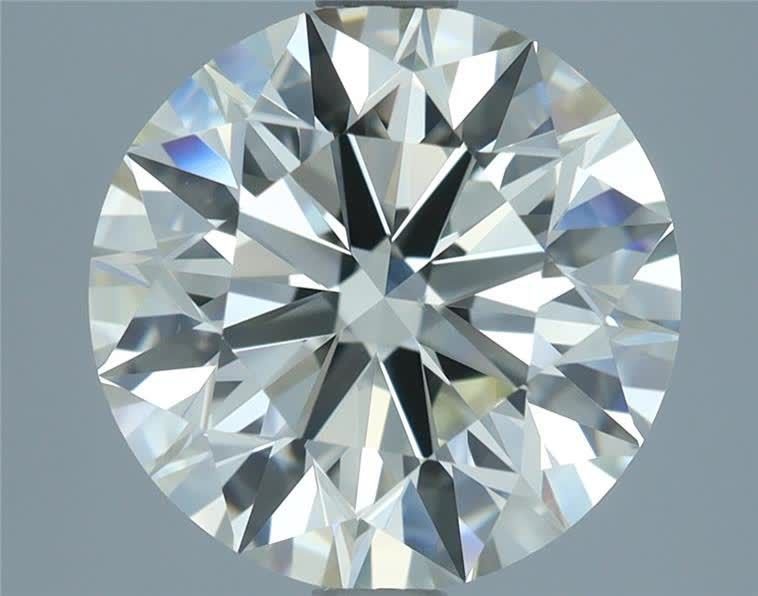 3.02ct J VS1 Rare Carat Ideal Cut Round Diamond