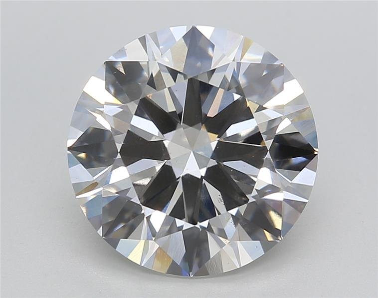 5.10ct H VS2 Rare Carat Ideal Cut Round Lab Grown Diamond