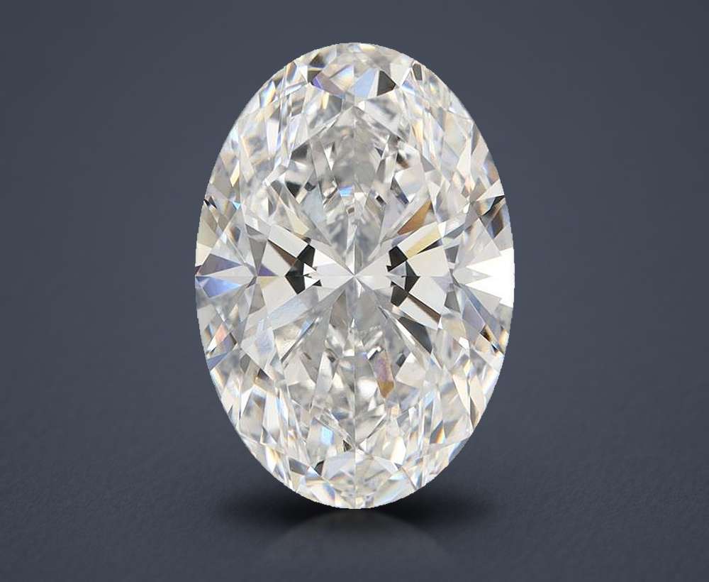 6.07 Carat Oval Lab Diamond