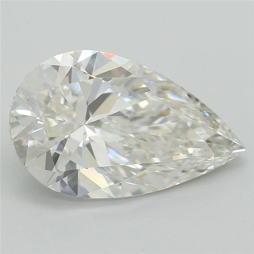 3.27ct G VS1 Rare Carat Ideal Cut Pear Lab Grown Diamond