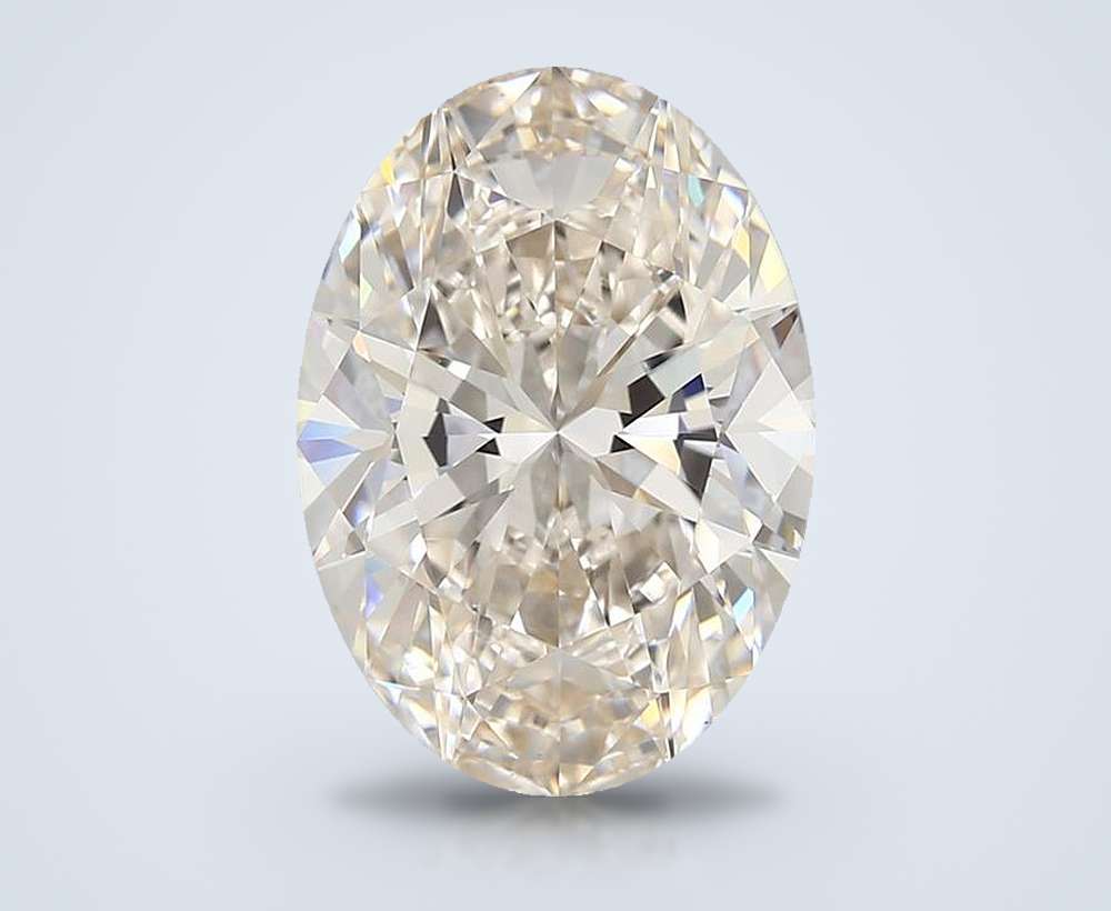 4.07 Carat Oval Natural Diamond