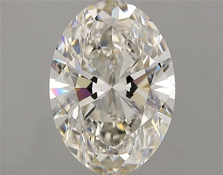 3.21ct I VS1 Rare Carat Ideal Cut Oval Lab Grown Diamond