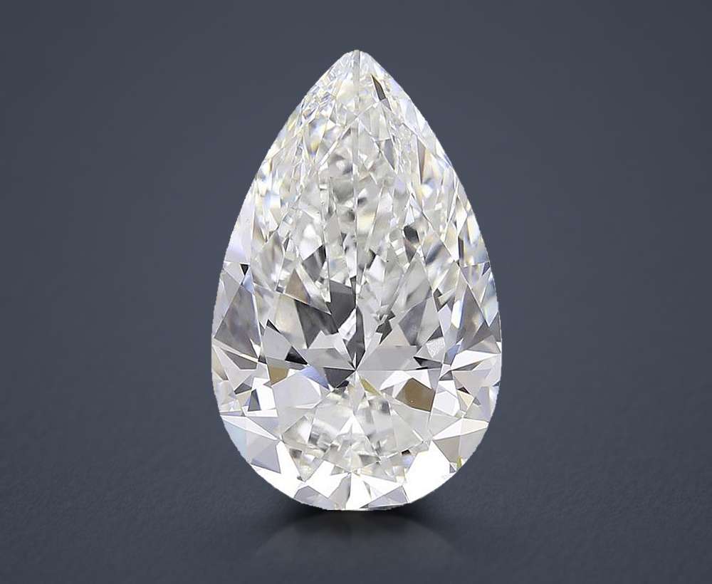 12.42 Carat Pear Lab Diamond
