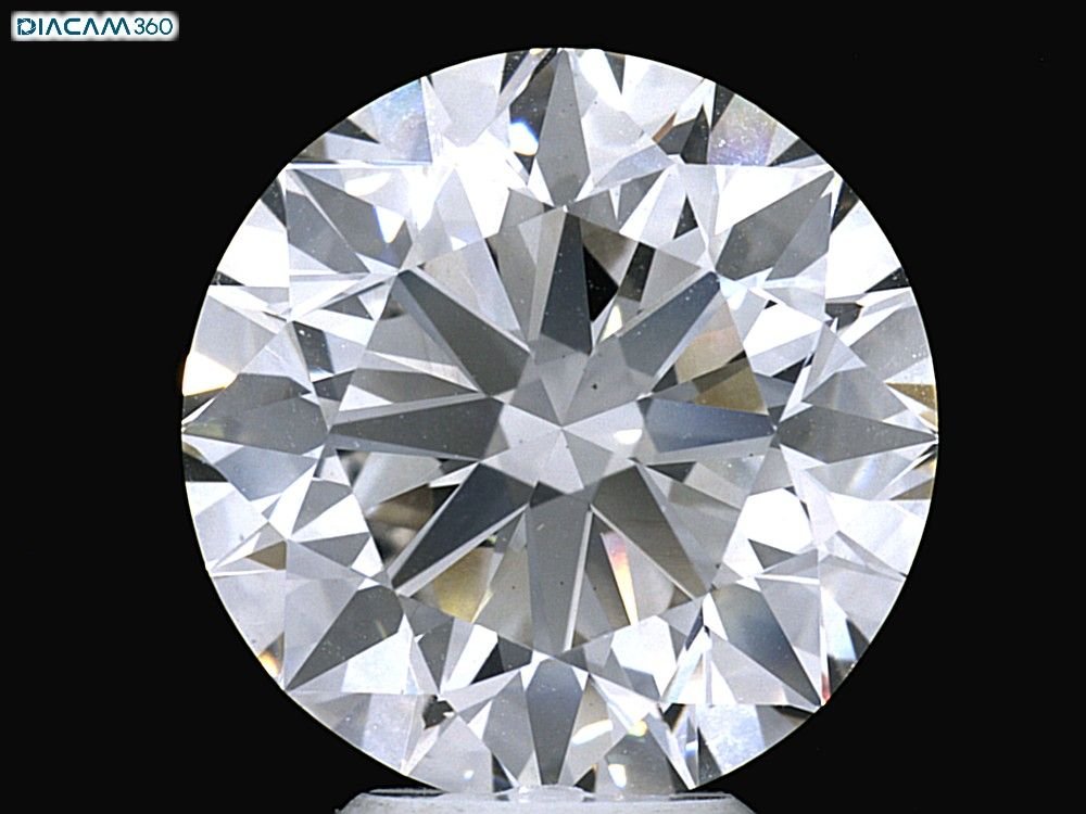 6.57ct J VS1 Rare Carat Ideal Cut Round Diamond