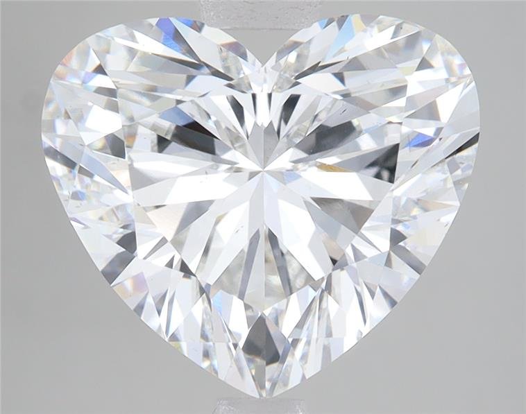 5.07ct E VS2 Rare Carat Ideal Cut Heart Lab Grown Diamond