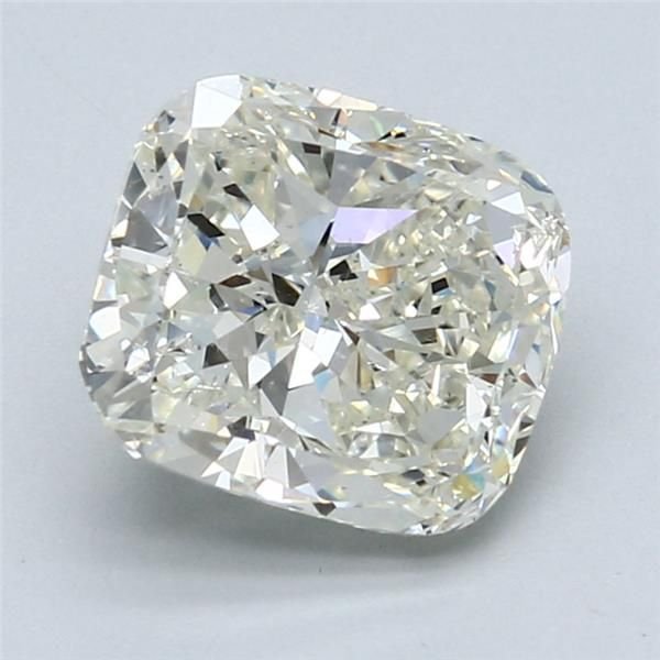 3.03ct K SI2 Good Cut Cushion Diamond
