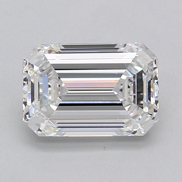 2.02ct E VVS2 Rare Carat Ideal Cut Emerald Lab Grown Diamond