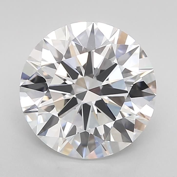 3.02ct D IF Rare Carat Ideal Cut Round Lab Grown Diamond