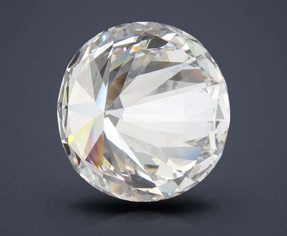 3.72 Carat Round Natural Diamond