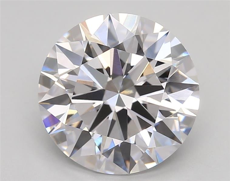 4.02ct E VVS2 Rare Carat Ideal Cut Round Lab Grown Diamond