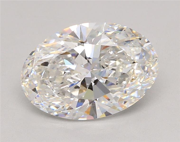 5.00ct F VVS2 Rare Carat Ideal Cut Oval Lab Grown Diamond