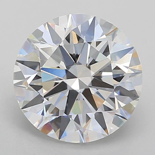 3.21ct F VVS2 Rare Carat Ideal Cut Round Lab Grown Diamond