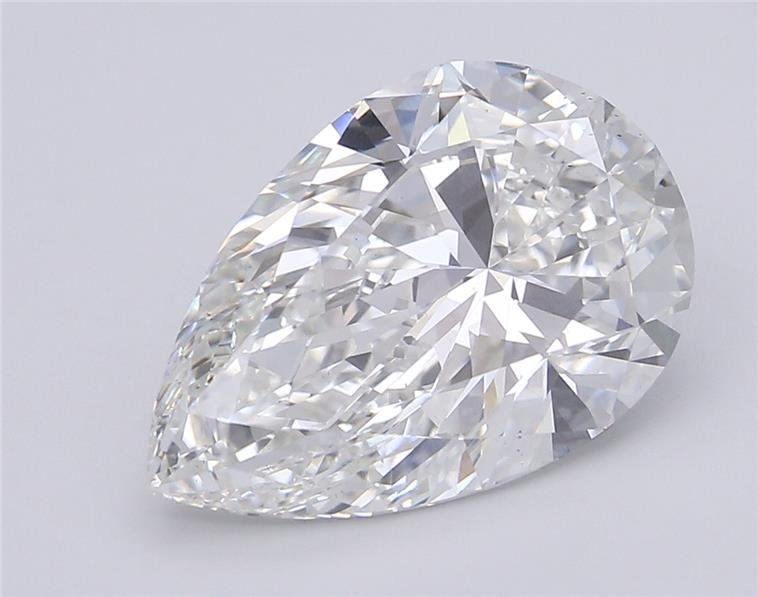 11.10ct F VS2 Rare Carat Ideal Cut Pear Lab Grown Diamond