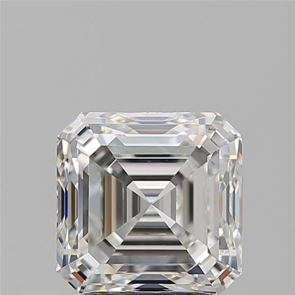 2.20ct H IF Rare Carat Ideal Cut Asscher Diamond