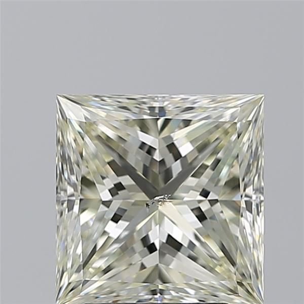 3.11ct K SI1 Very Good Cut Princess Diamond