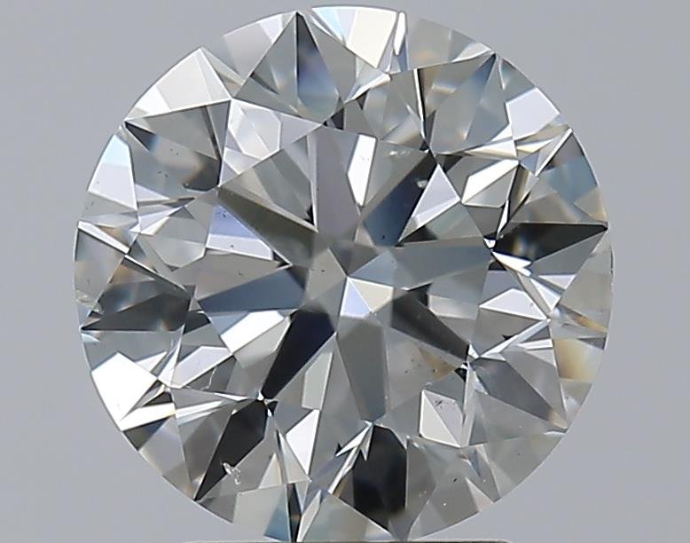 3.00ct H SI1 Rare Carat Ideal Cut Round Diamond