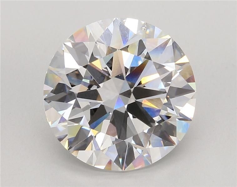 7.42ct F VVS2 Rare Carat Ideal Cut Round Lab Grown Diamond