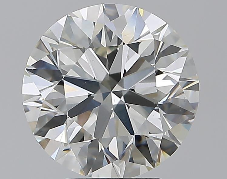 3.71ct J VS2 Excellent Cut Round Diamond