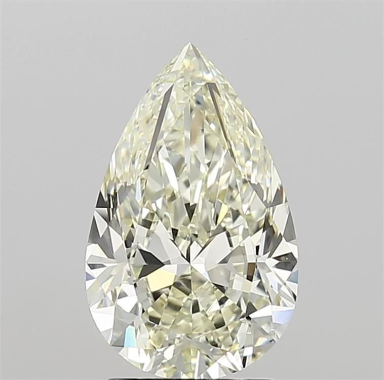 2.51ct J VS2 Rare Carat Ideal Cut Pear Diamond