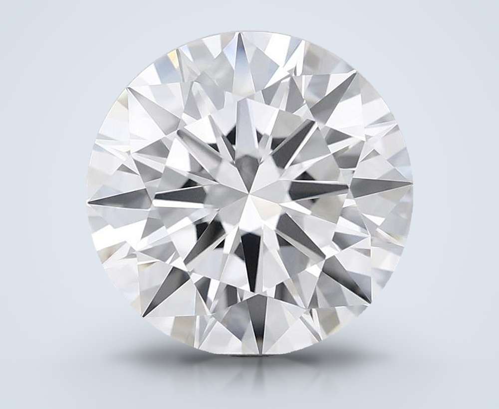 5.51 Carat Round Lab Diamond