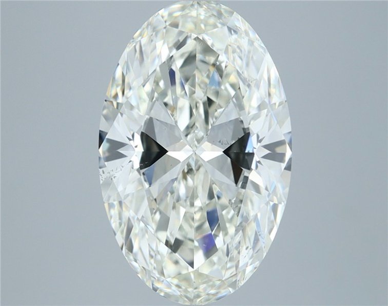 4.52ct K SI1 Rare Carat Ideal Cut Oval Diamond