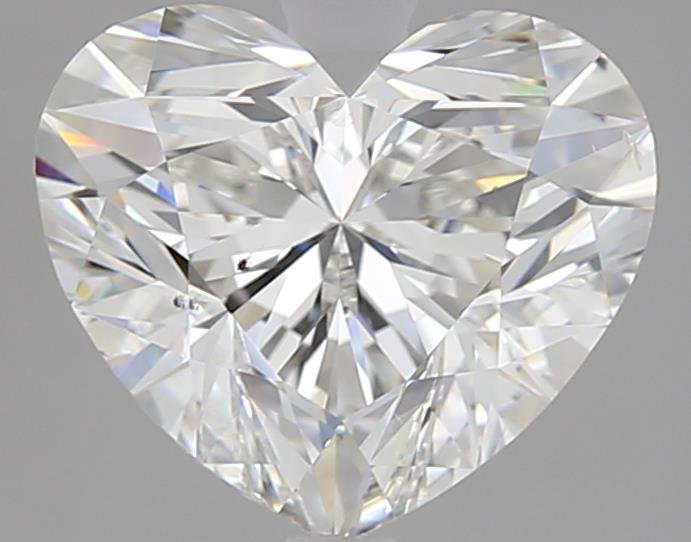 2.56ct H SI1 Rare Carat Ideal Cut Heart Diamond