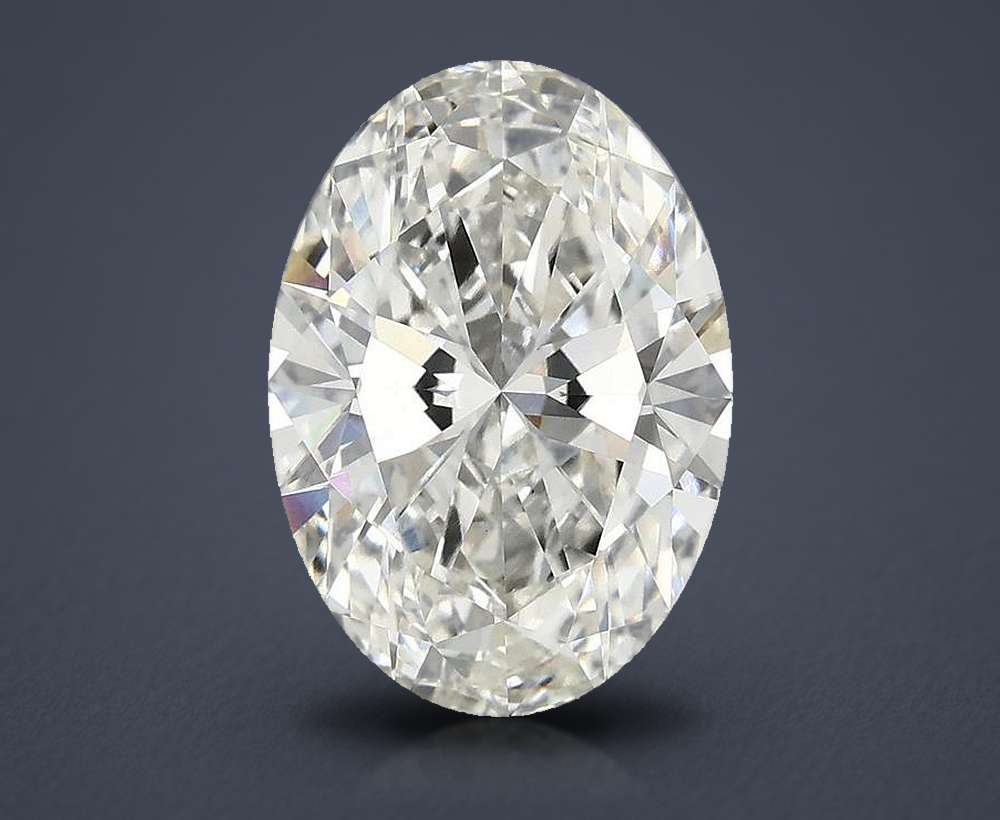 3.75 Carat Oval Lab Diamond