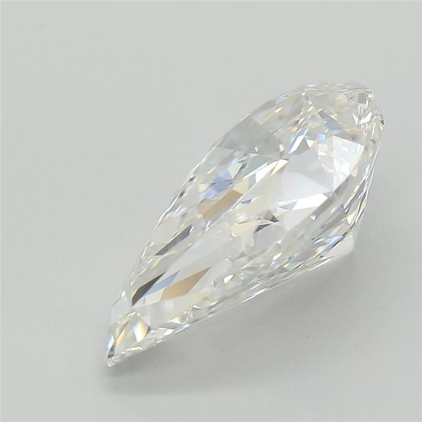 2.58ct F VVS2 Rare Carat Ideal Cut Pear Lab Grown Diamond