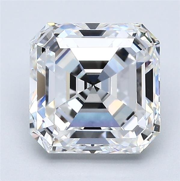 2.00ct E VVS2 Very Good Cut Asscher Diamond