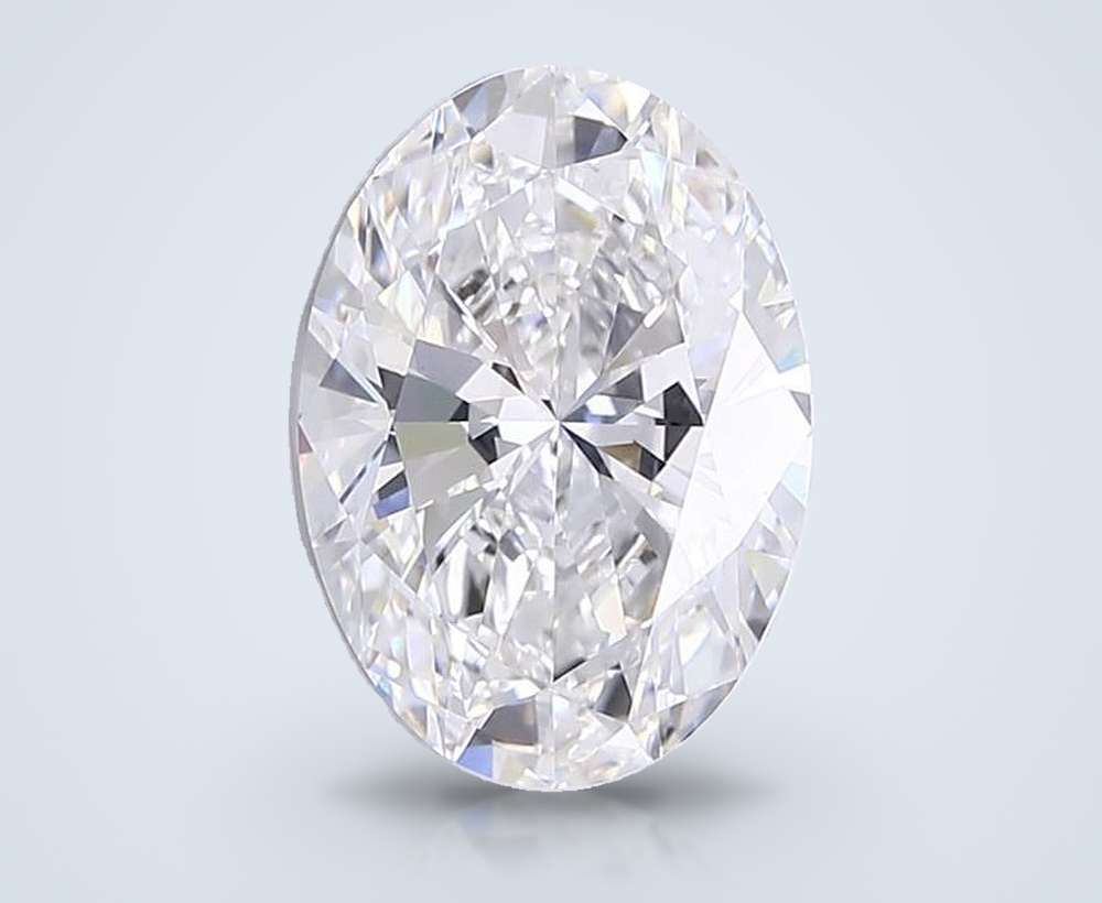 8.04 Carat Oval Lab Diamond