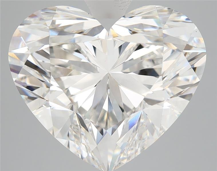 7.23ct F VS1 Rare Carat Ideal Cut Heart Lab Grown Diamond