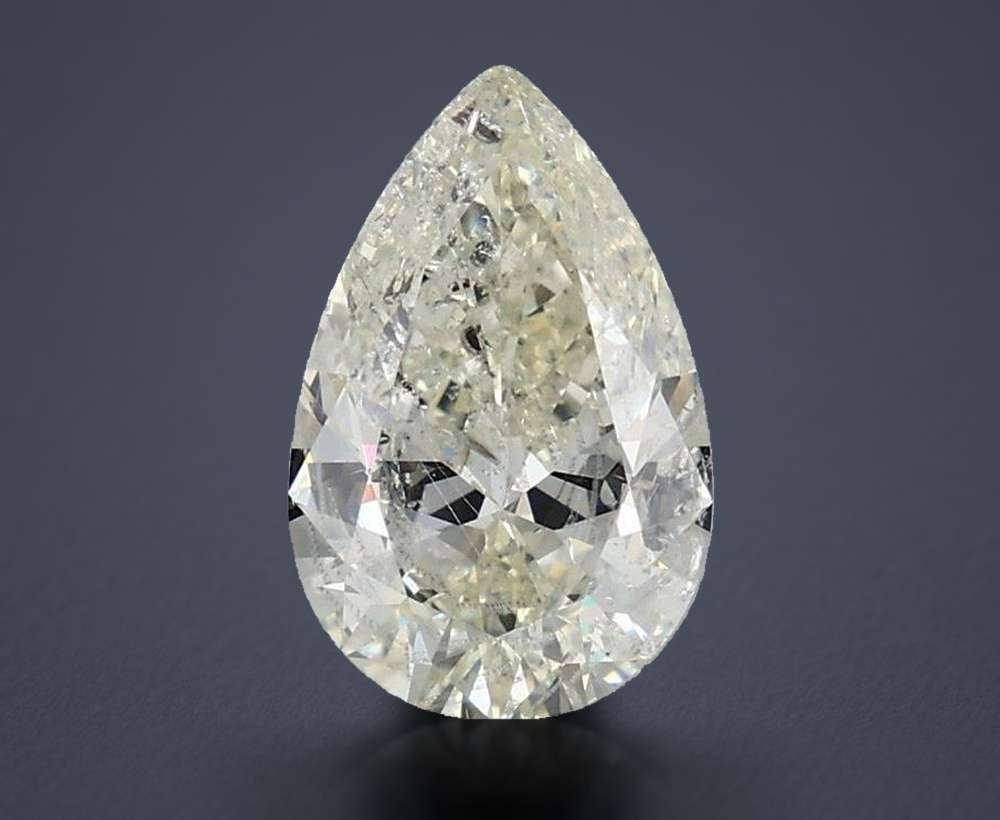 2.53 Carat Pear Natural Diamond