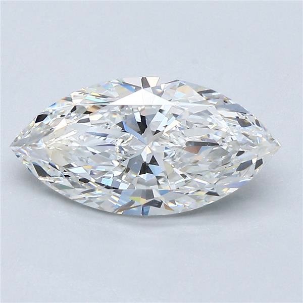 2.01ct F SI1 Rare Carat Ideal Cut Marquise Diamond