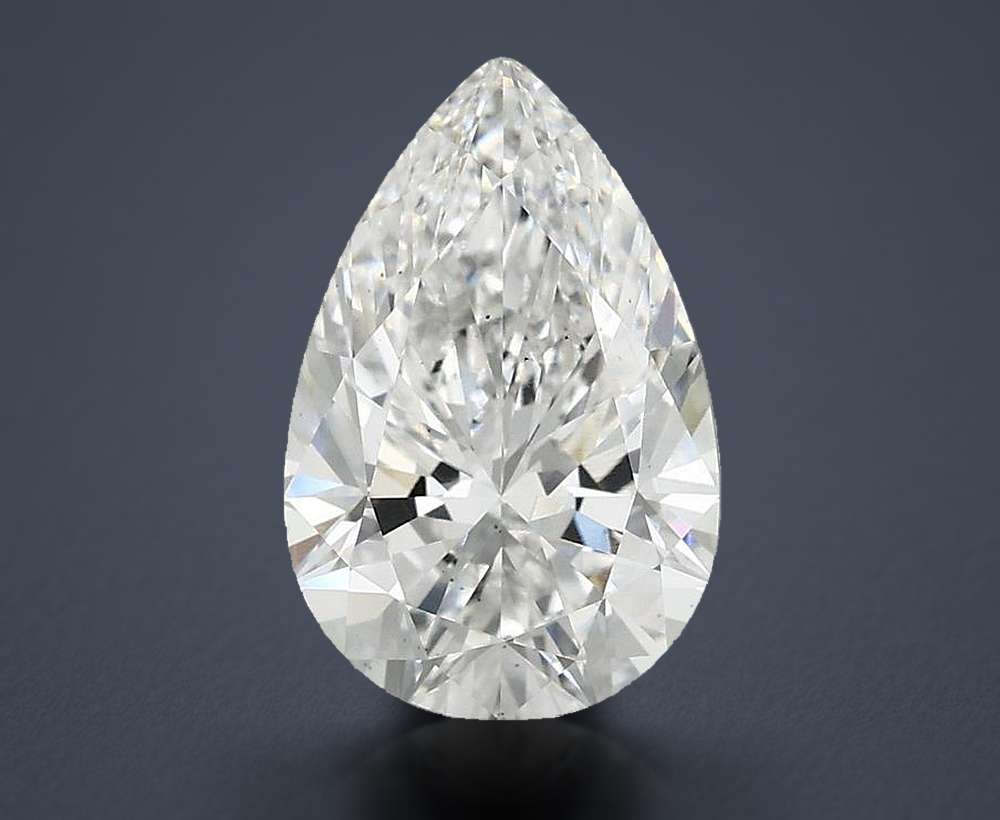 2.50 Carat Pear Lab Diamond