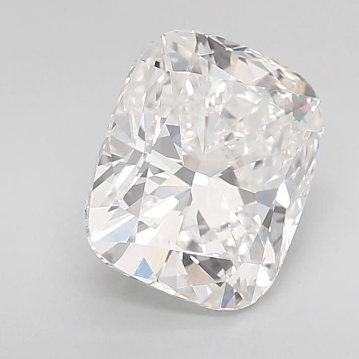 3.09ct F VVS2 Rare Carat Ideal Cut Cushion Lab Grown Diamond