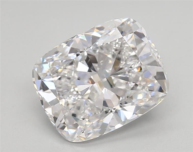 3.07ct D VS1 Rare Carat Ideal Cut Cushion Lab Grown Diamond