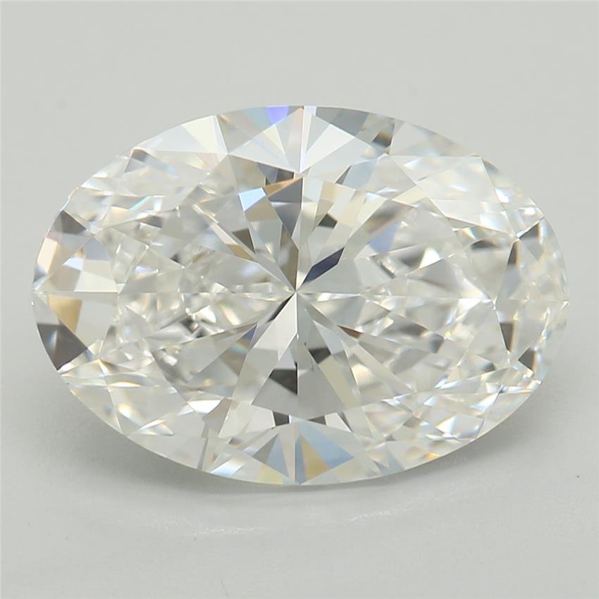 3.03ct E VVS2 Rare Carat Ideal Cut Oval Lab Grown Diamond