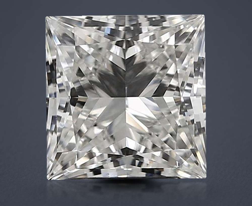2.70 Carat Princess Lab Diamond