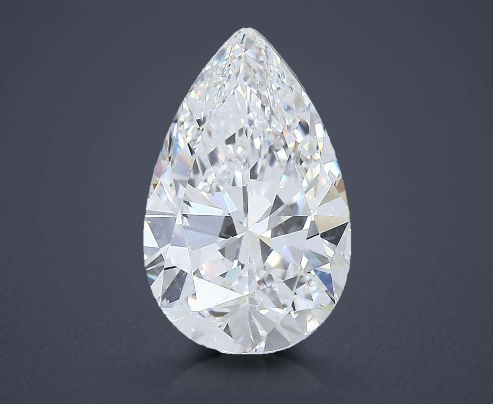 3.70 Carat Pear Natural Diamond